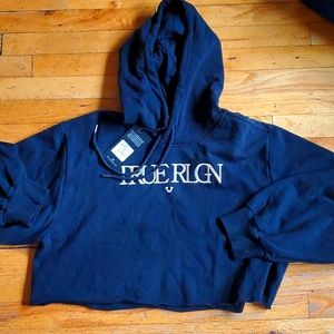 TRUE RELIGION SWEATER SIZE MEDIUM COLOR BLACK color